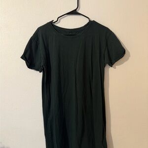 Daily Ritual Forest Green Dress